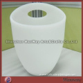 Oval white mini polished perspex ice bucket